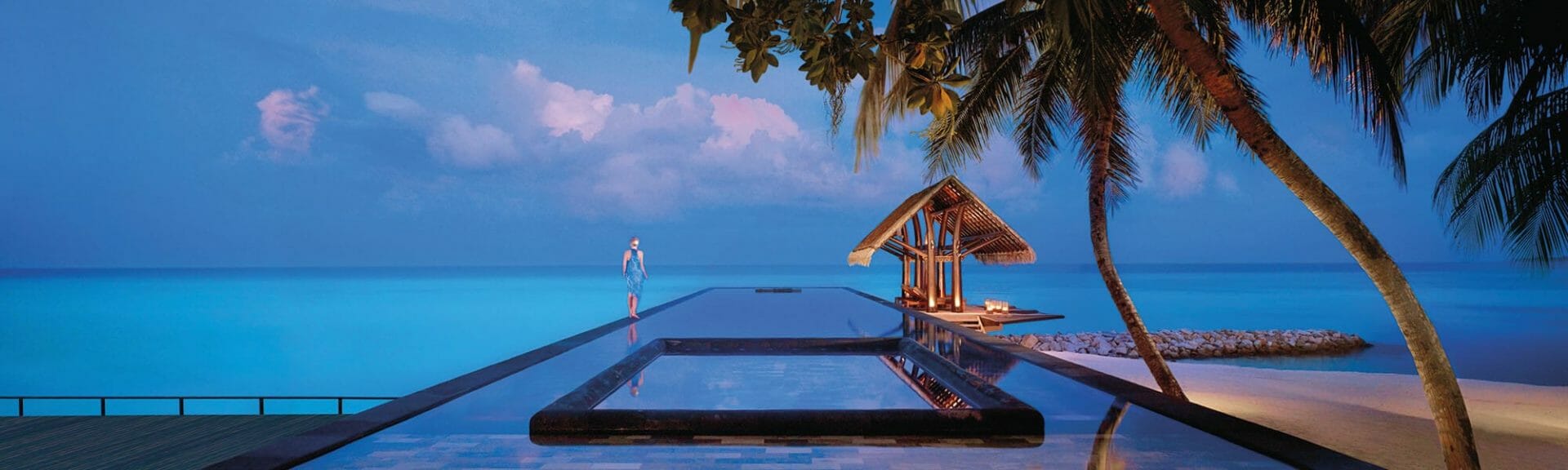 Piscine aux Maldives