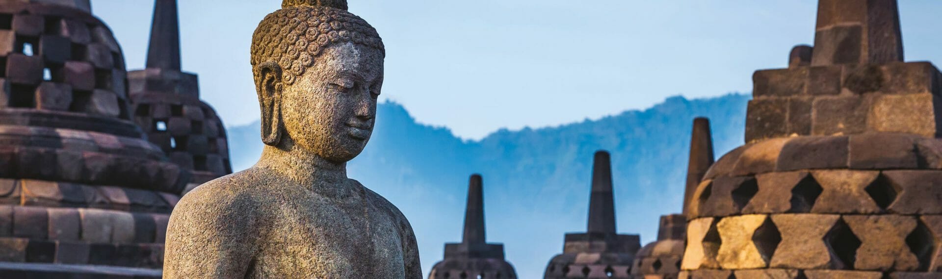 Borobodur, Indonésie, Java Borobodur, Indonésie, Java