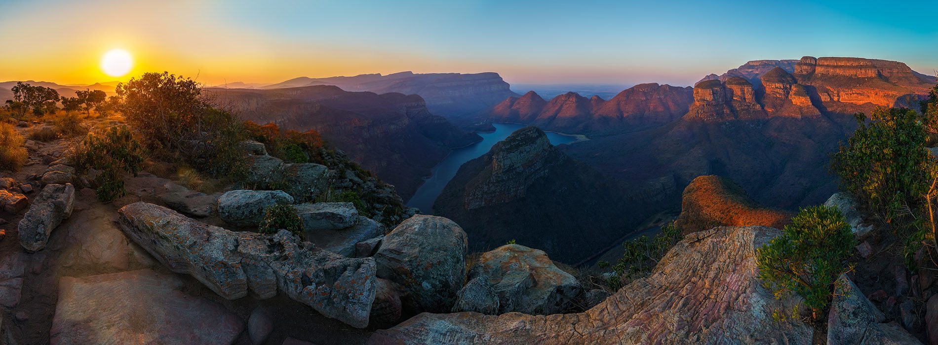 Rondavels et Blyde,River,Canyon, Afrique du Sud